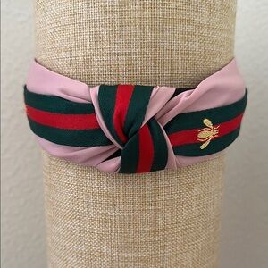 Brand new Looks like Gucci Pink and Green Headband from impeccable pig store